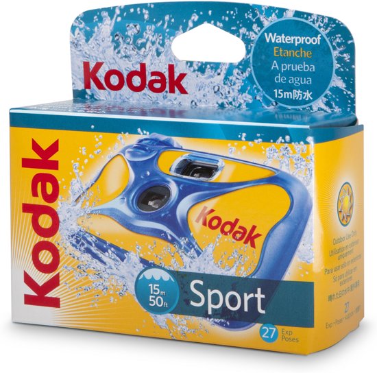 Kodak wegwerp onderwatercamera verpakking